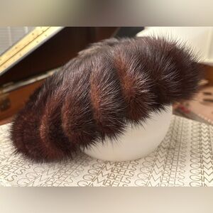 Vintage Mink Beret - Gibbé Hat 1950s
